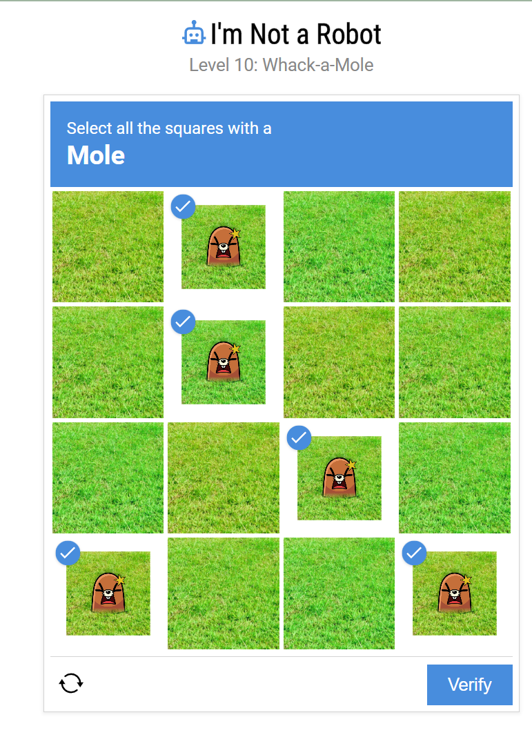 Level 10 Successful Mole Hits