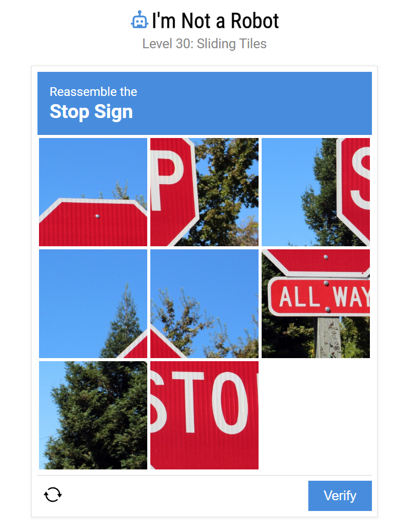 Level 30 Sliding Tiles Challenge