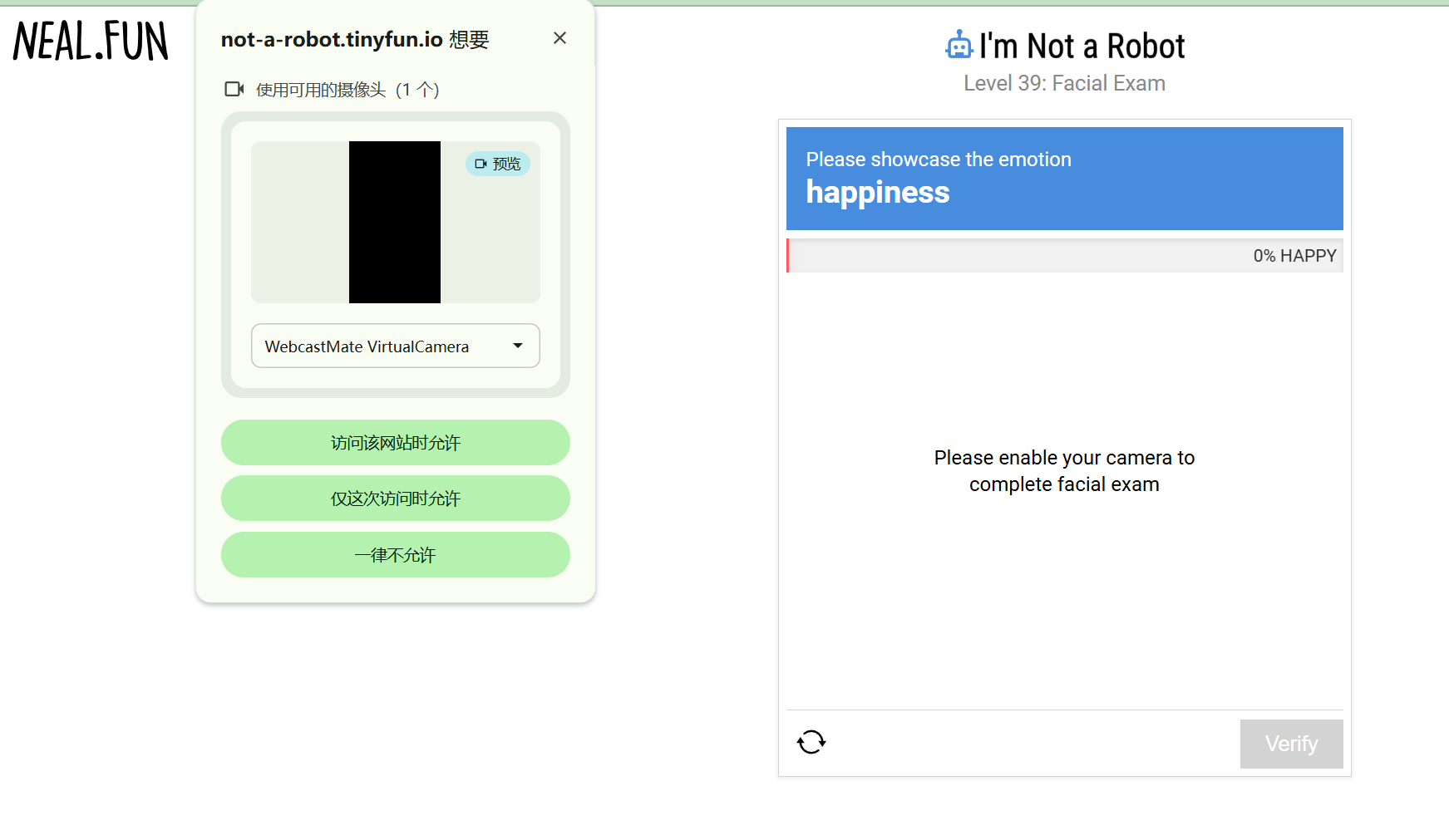 Level 39 Facial Exam Challenge
